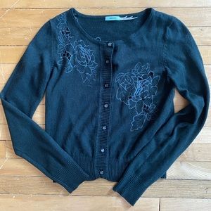 Embroidered Cardigan